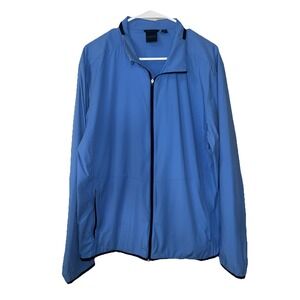 Dunning Golf Kirby Performance Wind Golf Jacket Large Arctic Blue